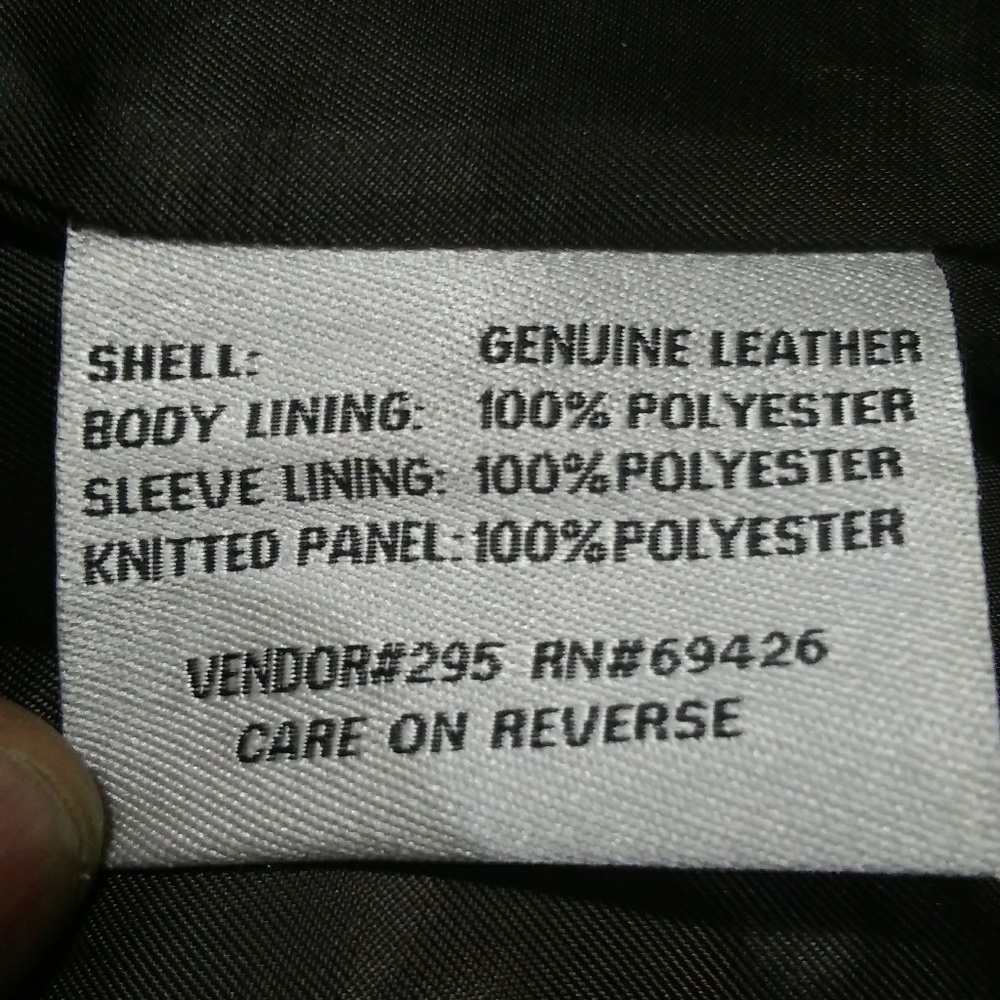 Wilsons Leather Jacket Sz. (M) - Picture 8 of 8